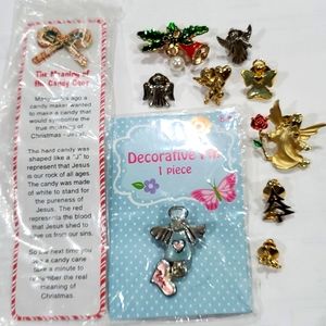 Christmas Angels pins lot of  10
